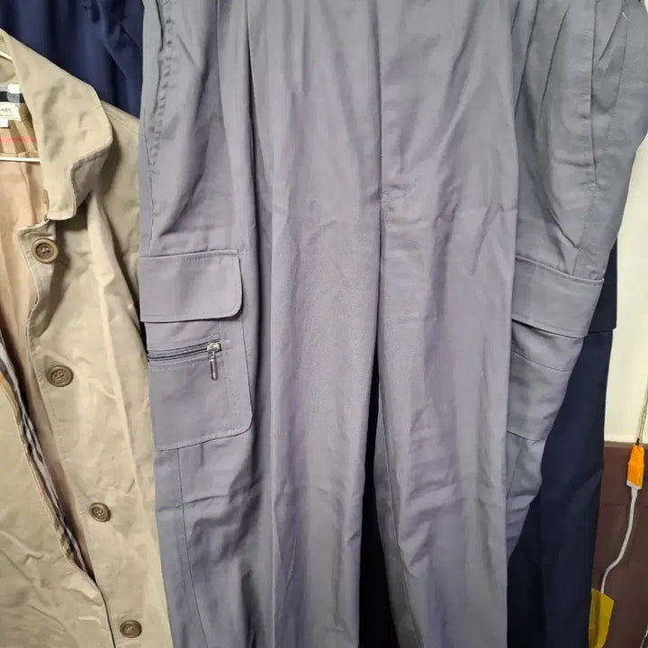 [BUNJANG] Gray Cargo Pants - Size 38 - New / 그레이 남성 카고 바지 38사이즈. 미사용