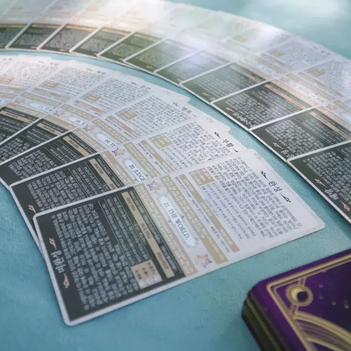 [BUNJANG] Star Tarot Cards (Upgrade Version, Korean Interpretation) - Used / 별 타로카드 업그레이드 버전 한글해석 정품 타로(사용감있음)