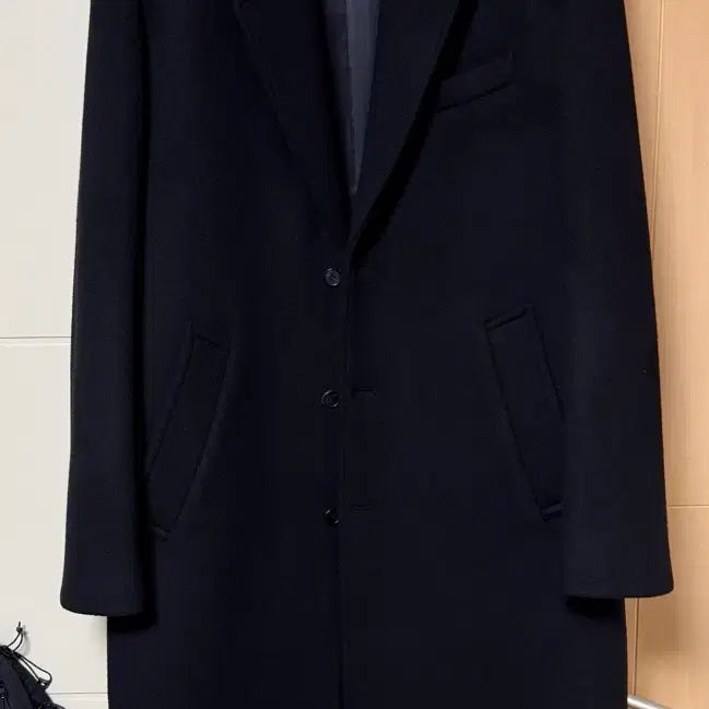 [BUNJANG] Brown Yard Oversized Chester Field Coat / [5] 브라운야드 오버사이즈 체스터 필드 코트 /블랙