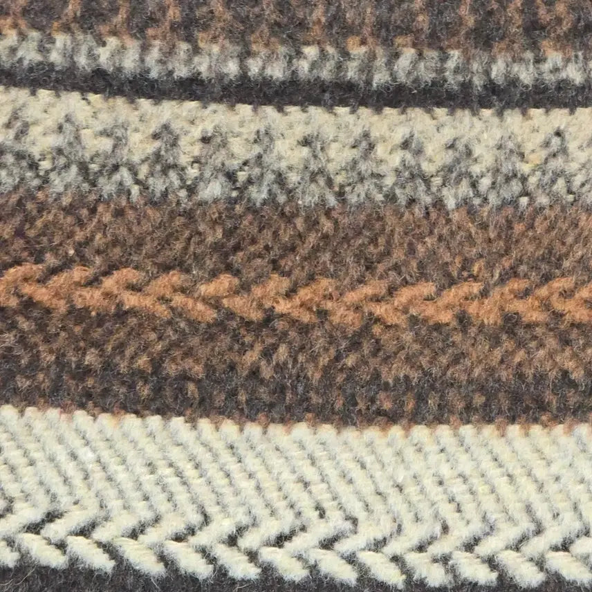 [BUNJANG] Soulstaylog Brown Striped Knit A30013 / Soulstaylog 브라운 스트라이프 니트 A30013