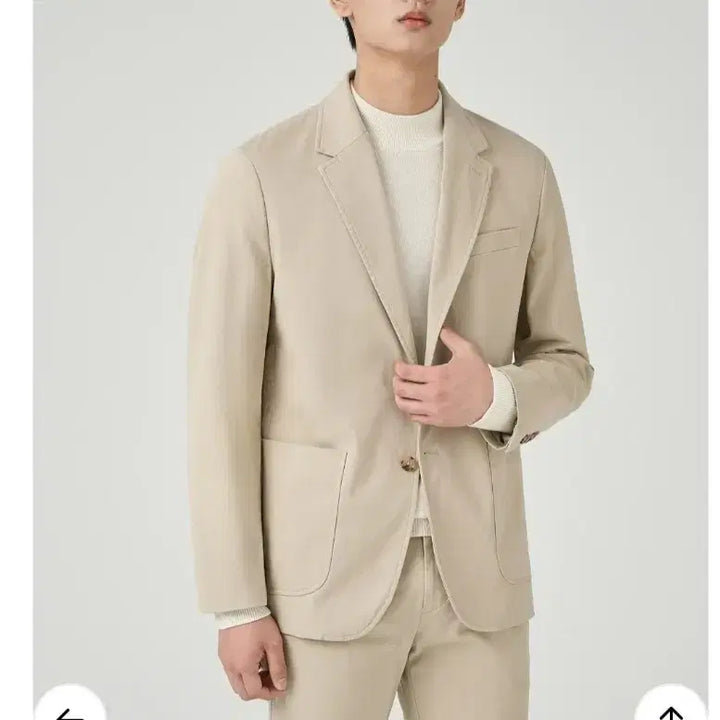 [BUNJANG] Beanpole Cotton Setup Jacket Beige L / 미착용) 빈폴 코튼 셋업 자켓 베이지 L 팝니다