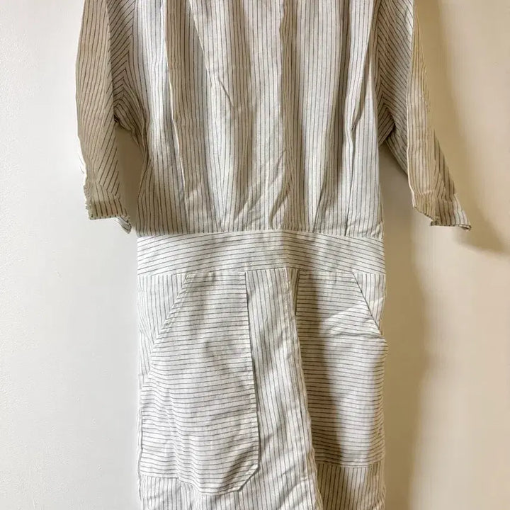 [BUNJANG] Slow and Linen Striped Dress / 슬로우앤드 원피스