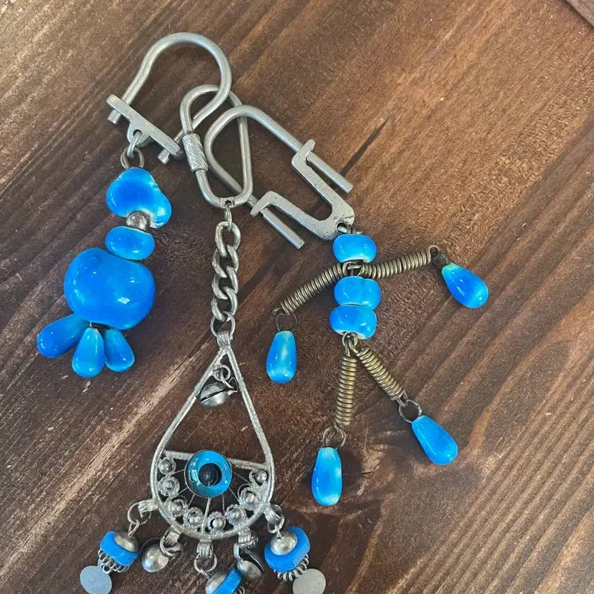 [BUNJANG] Vintage Keyring Set Antique Collectible / 빈티지 수집 열쇠고리 3개세트 소품 엔틱 키링 희소성 가치있는 소장품