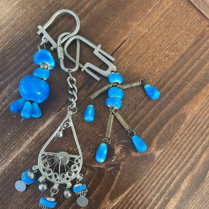 [BUNJANG] Vintage Keyring Set Antique Collectible / 빈티지 수집 열쇠고리 3개세트 소품 엔틱 키링 희소성 가치있는 소장품