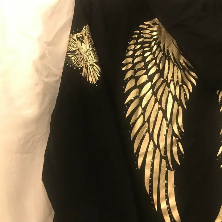 [BUNJANG] Vintage Gothic Punk Cubic Wing Hooded Zip-up / Vintage 고스펑크 고딕 갸루 큐빅 날개 후드집업