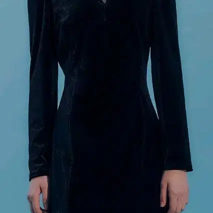 [BUNJANG] Ivana Helsinki Olivia Velvet Dress - Size S / 새상품 이바나 헬싱키 Olivia velvet dress, s