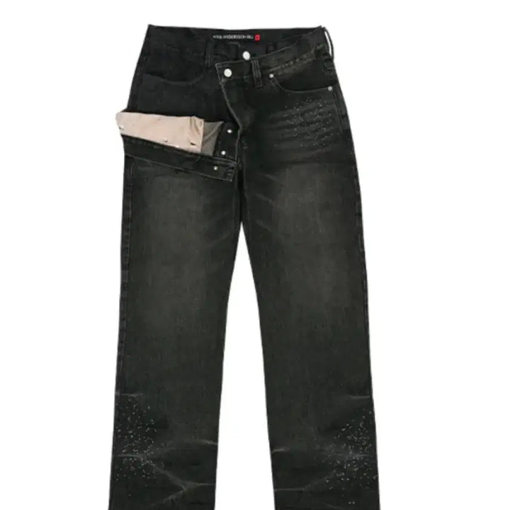 [BUNJANG] Anderson Bell Layered Black Jeans 28 / 앤더슨밸 레이어드 블랙진 28