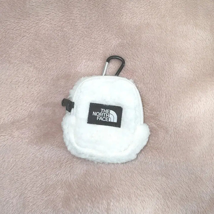 [BUNJANG] The North Face Mini Pouch Keyring / 노스페이스 뽀글이 미니 파우치 키링