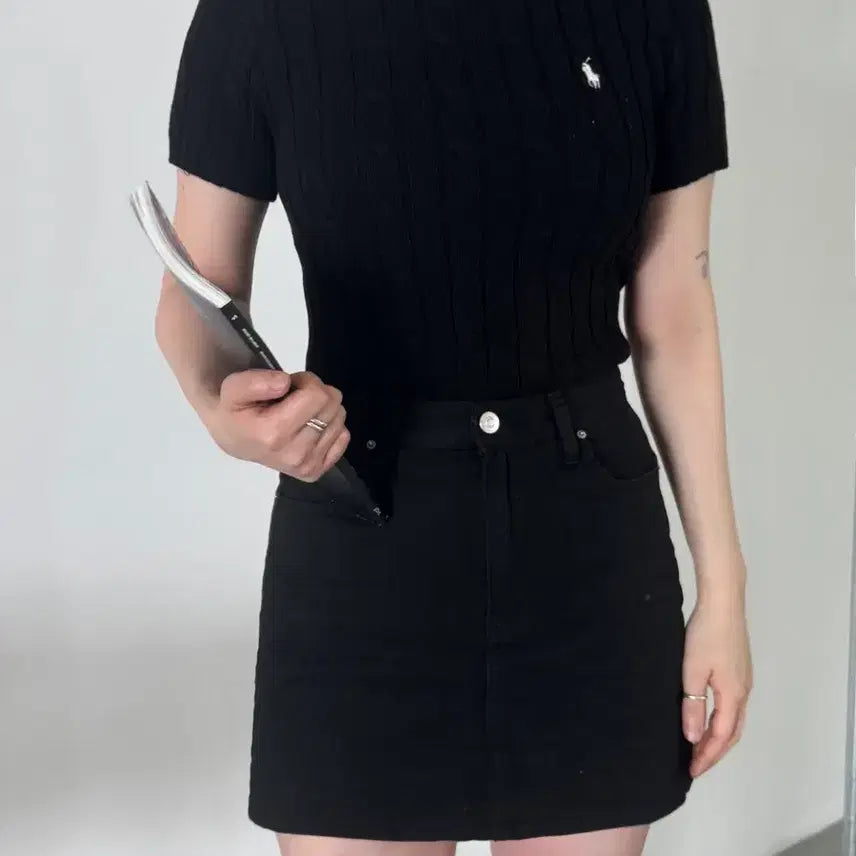 [BUNJANG] Polo Women New Wave Short-Sleeve Knit Top / 폴로 우먼 뉴웨이브 반팔니트