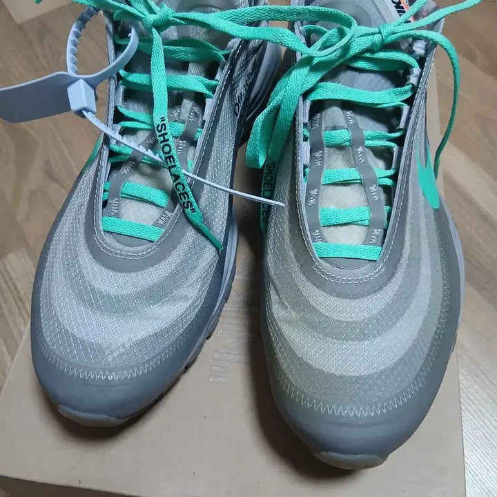 [BUNJANG] Nike Off-White The Ten Air Max 97 Menta Sneakers / [275] 나이키 오프화이트 더텐 맥스 97 멘타