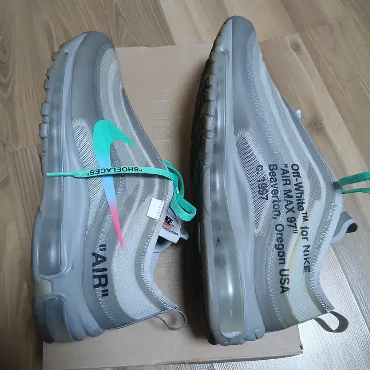 [BUNJANG] Nike Off-White The Ten Air Max 97 Menta Sneakers / [275] 나이키 오프화이트 더텐 맥스 97 멘타