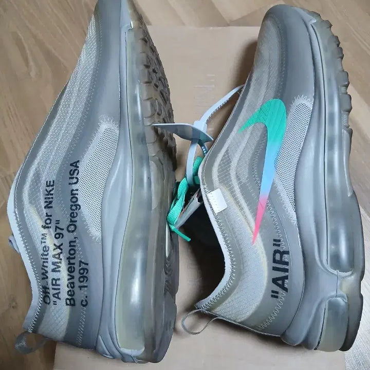 [BUNJANG] Nike Off-White The Ten Air Max 97 Menta Sneakers / [275] 나이키 오프화이트 더텐 맥스 97 멘타