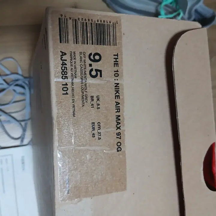 [BUNJANG] Nike Off-White The Ten Air Max 97 Menta Sneakers / [275] 나이키 오프화이트 더텐 맥스 97 멘타