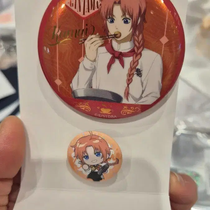 [BUNJANG] Gintama Kamui Shanghai Collaboration Cafe Badge Set / ipstar 상하이 은혼 콜라보 카페 카무이 뱃지
