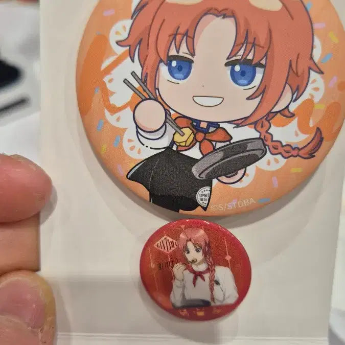 [BUNJANG] Gintama Kamui Shanghai Collaboration Cafe Badge Set / ipstar 상하이 은혼 콜라보 카페 카무이 뱃지