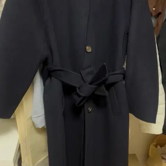 [BUNJANG] Pureuda Navy Coat M Size / 퓨어다 코트 네이비 m사이즈