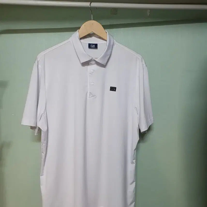 [BUNJANG] Cutter &amp; Buck Functional Short Sleeve Polo Shirt / 커터앤벅 25fw 기능성 반팔 카라티 110