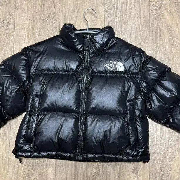 [BUNJANG] The North Face Nuptse Short Jacket Glossy Black 95 / (새상품) 노스페이스 눕시 숏자켓 유광 블랙 95