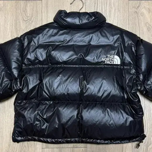 [BUNJANG] The North Face Nuptse Short Jacket Glossy Black 95 / (새상품) 노스페이스 눕시 숏자켓 유광 블랙 95