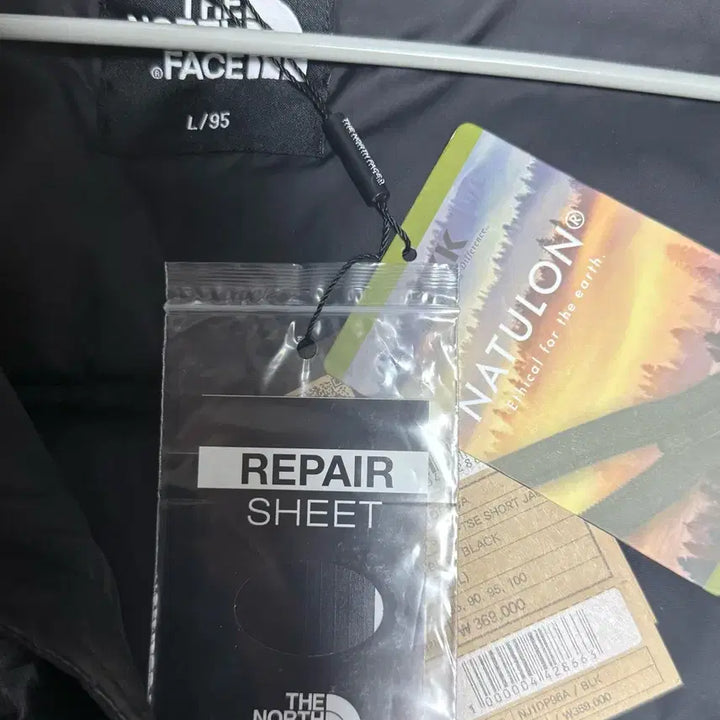 [BUNJANG] The North Face Nuptse Short Jacket Glossy Black 95 / (새상품) 노스페이스 눕시 숏자켓 유광 블랙 95