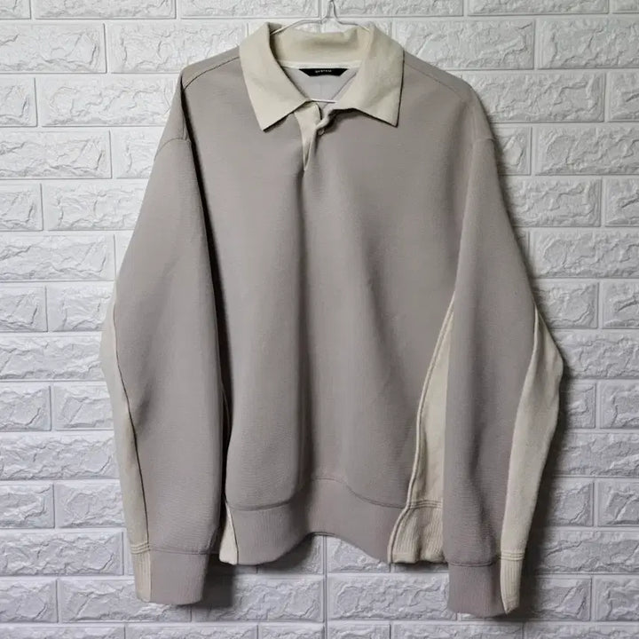 [BUNJANG] System Homme Rib Block Collar Knit Jacket / 시스템옴므 리브 블록 카라 니트 자켓 판매합니다