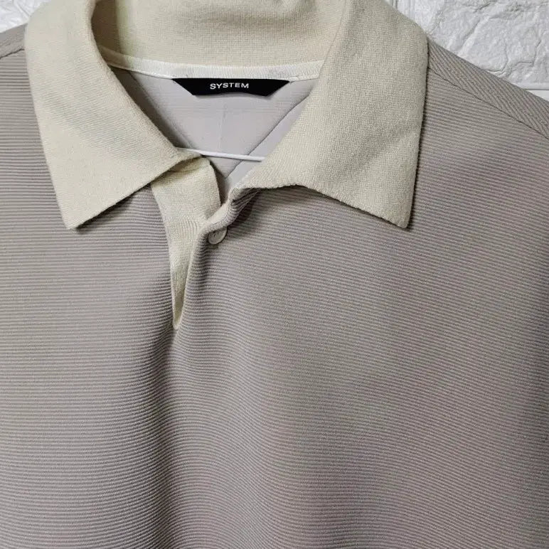 [BUNJANG] System Homme Rib Block Collar Knit Jacket / 시스템옴므 리브 블록 카라 니트 자켓 판매합니다