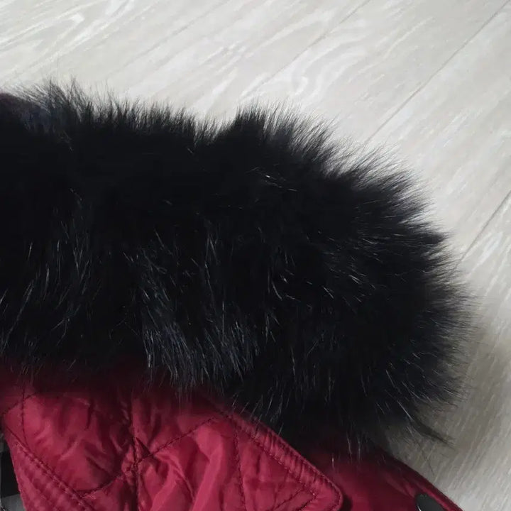 [BUNJANG] Burberry Quilted Jacket XS Detachable Fur Hood / 버버리 퀼팅 자켓 xs 모자털 탈부착가능