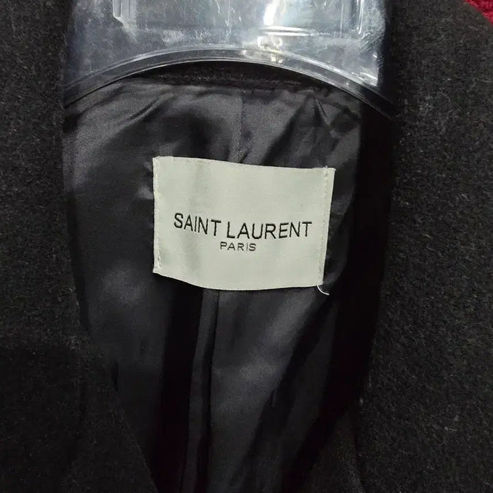 [BUNJANG] Saint Laurent Black Gold Button Coat / 생로랑 블랙 금장 버튼 코트