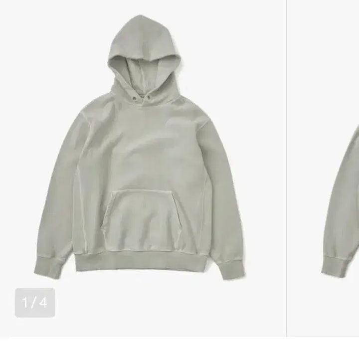 [BUNJANG] Carkiss Overdyed Hoodie Grey M / 카키스 오버다이드 후드티 그레이 m