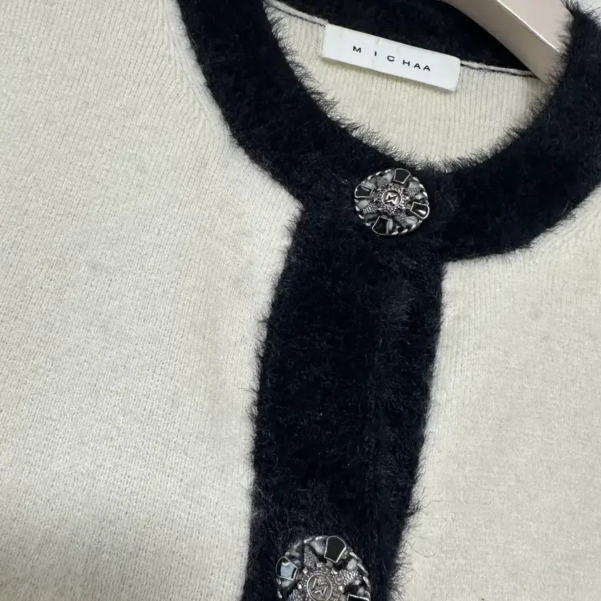 [BUNJANG] Missha Cashmere Blend Puff Cardigan / 미샤21 캐시미어블렌드 퍼프가디건