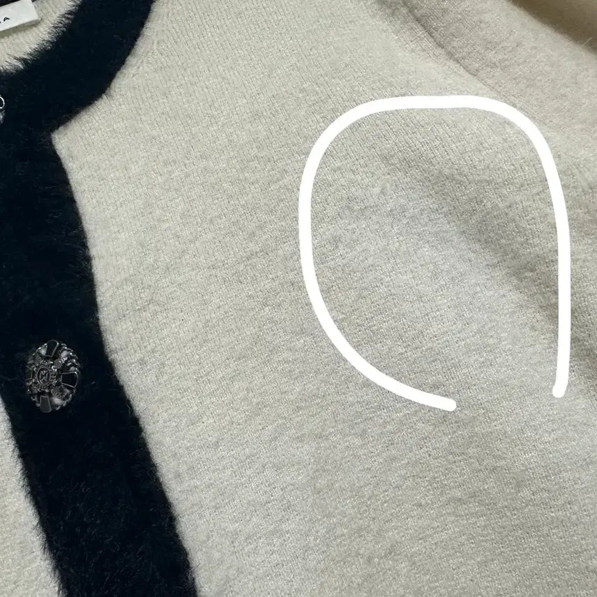 [BUNJANG] Missha Cashmere Blend Puff Cardigan / 미샤21 캐시미어블렌드 퍼프가디건