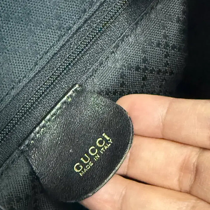 [BUNJANG] Gucci Vintage Bamboo Leather Backpack / [정품] 구찌 빈티지 뱀부 가죽 백팩 (블랙/금장)