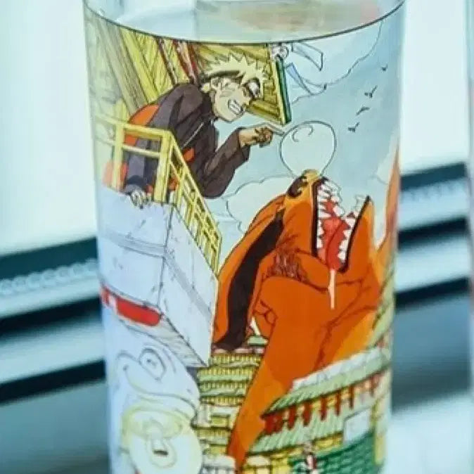 [BUNJANG] RofJ Jump Shop Naruto Original Illustration Glass Cup / RofJ 점프샵 나루토 원작 일러스트 굿즈 유리컵 팝니다~
