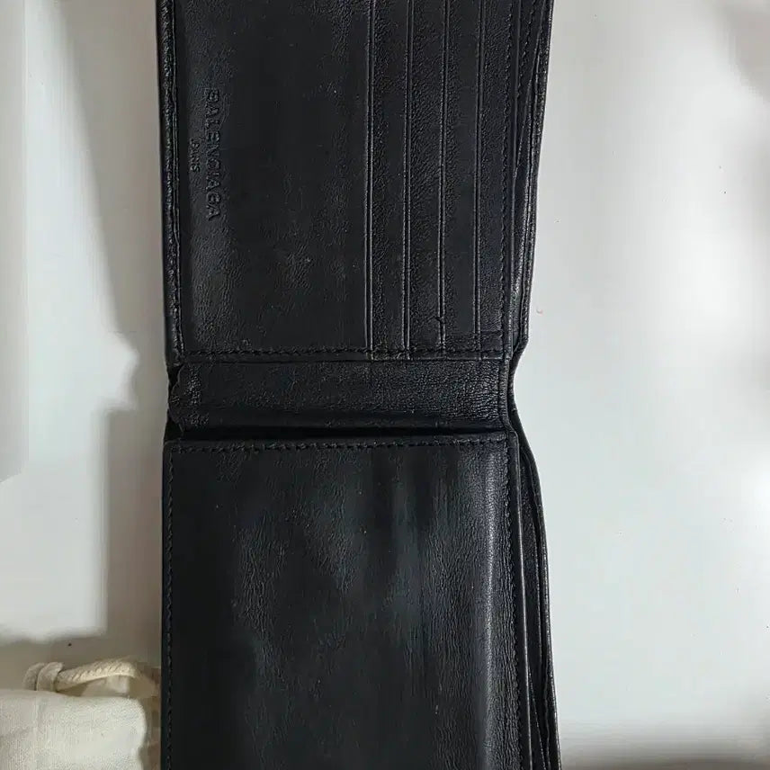 [BUNJANG] Balenciaga Nut Black Bifold Wallet Full Set / 발렌시아가 너트 블랙 반지갑 풀세트