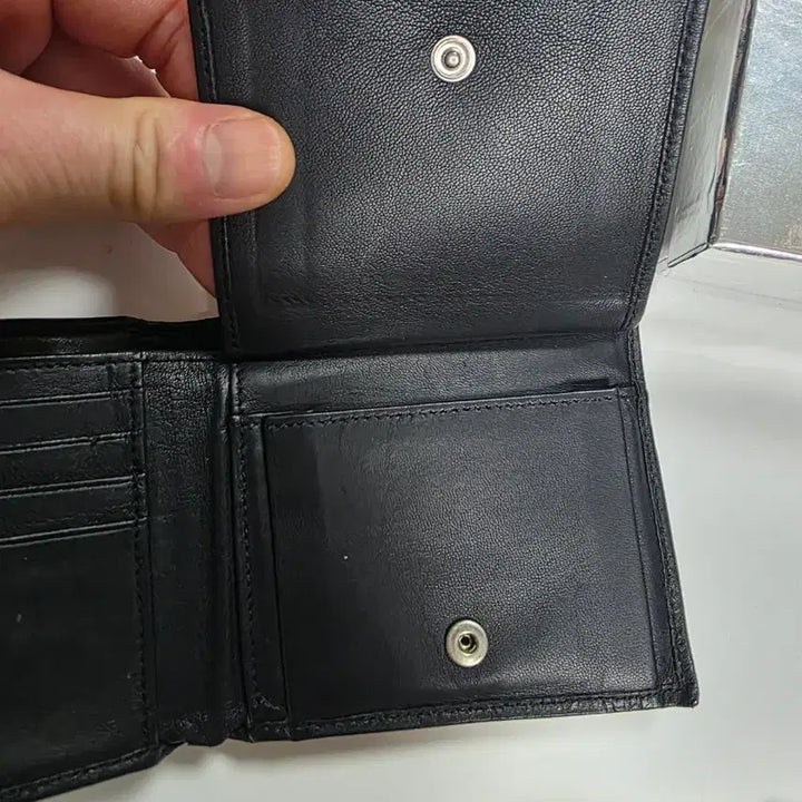 [BUNJANG] Balenciaga Nut Black Bifold Wallet Full Set / 발렌시아가 너트 블랙 반지갑 풀세트