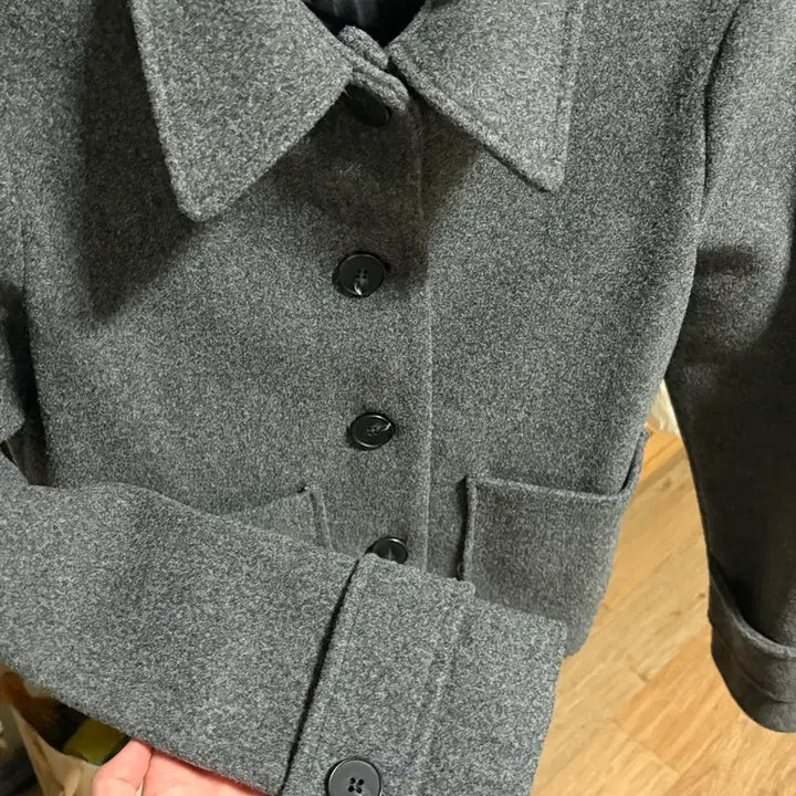 [BUNJANG] Gray Wool Jacket / 그레이 모직 자켓