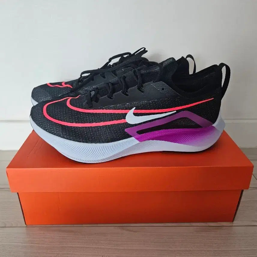 [BUNJANG] Nike Zoom Fly 4 Black Running Shoes / 나이키 줌 플라이 4 블랙 런닝화 300사이즈