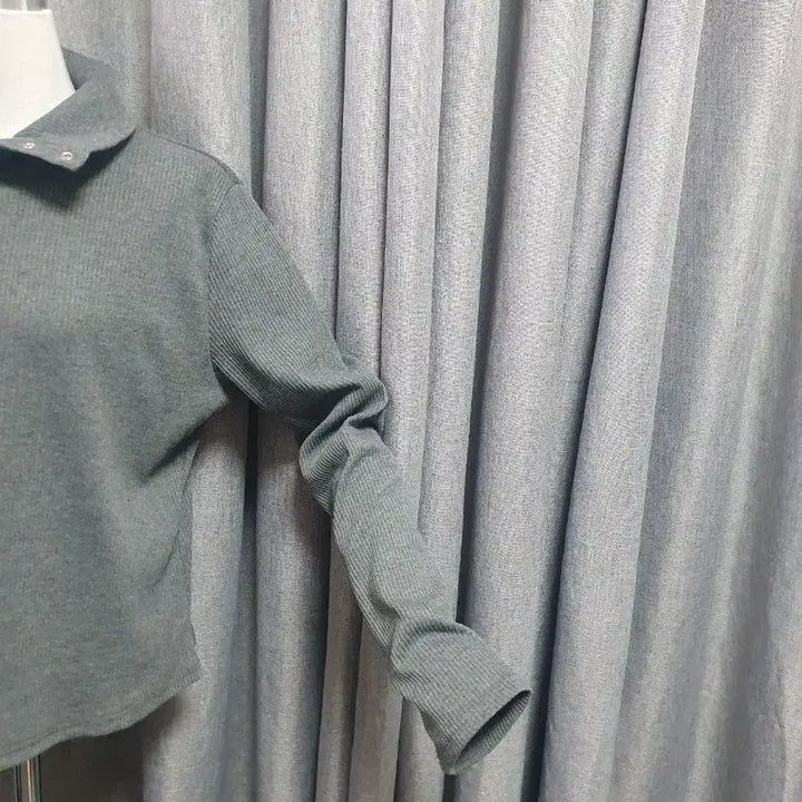 [BUNJANG] Basic Long Sleeve Top / 똑딱이 골지 롱슬리브