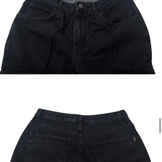 [BUNJANG] BSRABBIT Loose Fit Cargo Denim Black / 비에스래빗 카고 루즈핏 데님 블랙