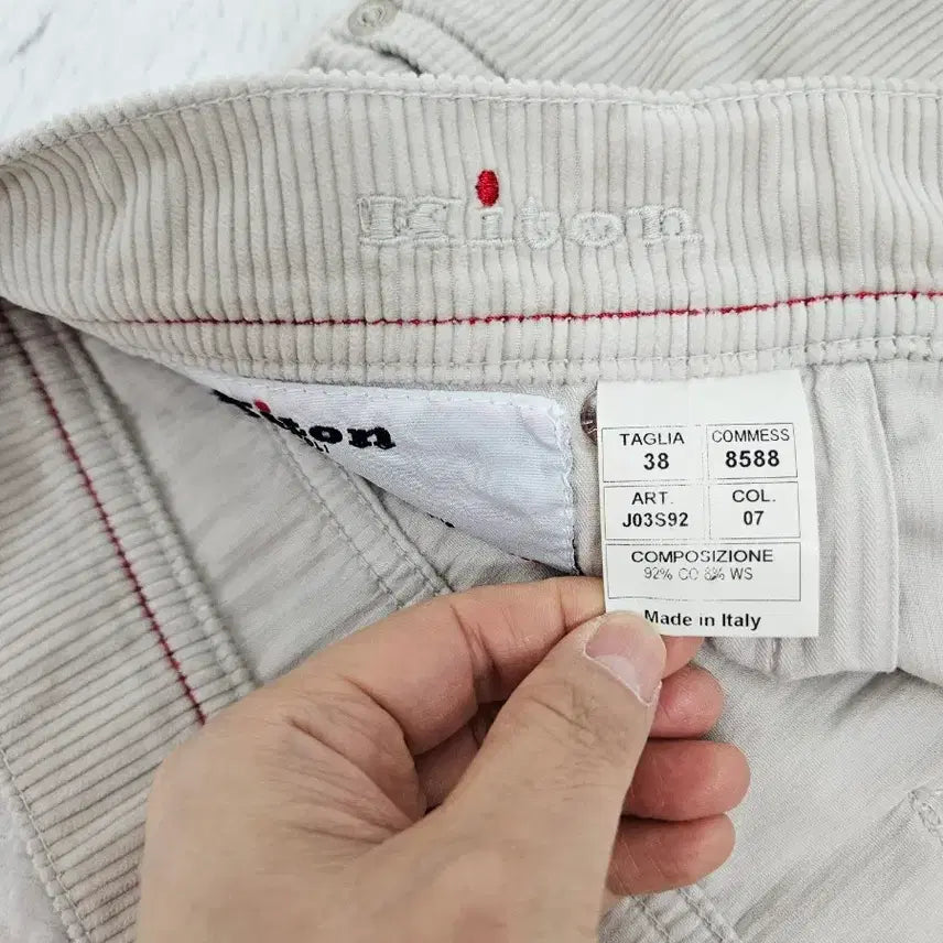 [BUNJANG] Kiton Corduroy Denim Pants / 키톤 코듀로이 데님 팬츠