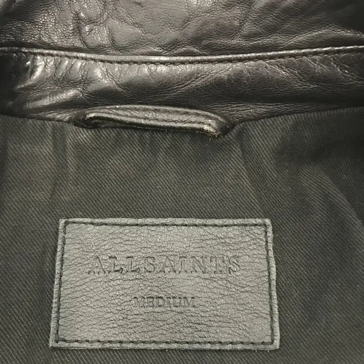 [BUNJANG] AllSaints Kahawa Double Rider Jacket Lambskin [M] / 올세인츠 카하와 더블라이더 자켓 램스킨 [M]