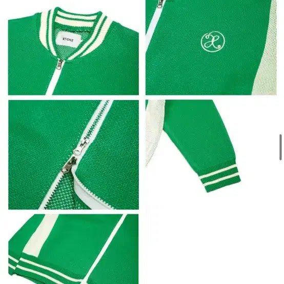 [BUNJANG] XTONZ Mari Stadium Knit Zip-Up / 엑스톤즈 마리 스타디움 니트 집업