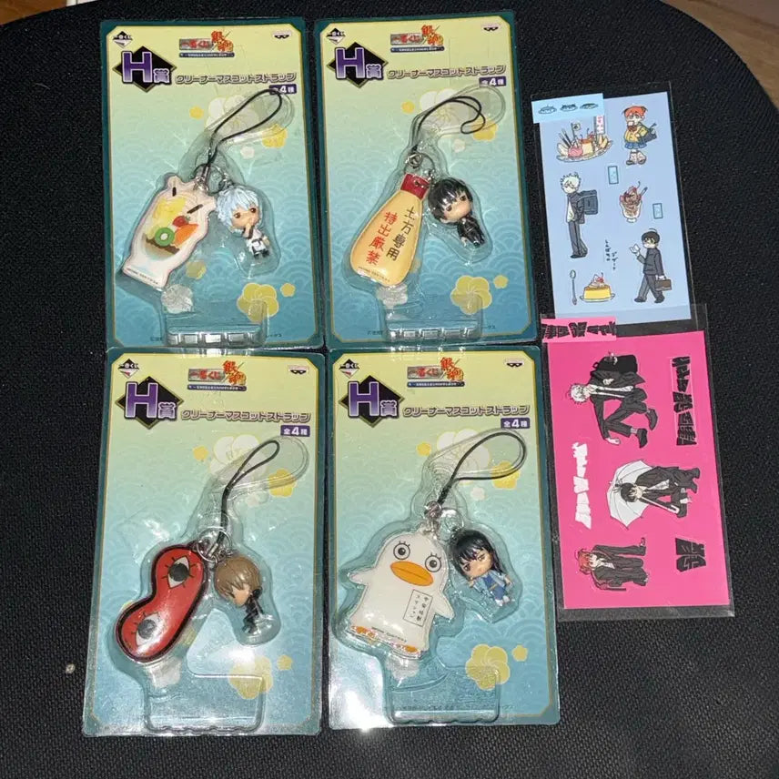 [BUNJANG] Gintama Cleaner Keyring Mascot Figure - Classic Sougo, Hijikata, Katsura, Gintoki / 은혼 클리너 키링 마스코트 피규어 고전 소고 히지카타 카츠라 긴토키