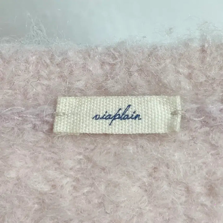 [BUNJANG] Viaflein Pastel Pink Alpaca Cardigan / 비아플레인 파스텔핑크 알파카 가디건 (on.606)