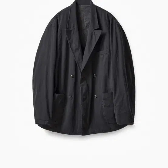 [BUNJANG] Years Ago Jersey Cotton Double Jacket - Black (M) / years ago 저지 코튼 더블 자켓 - 블랙 / 2(M)