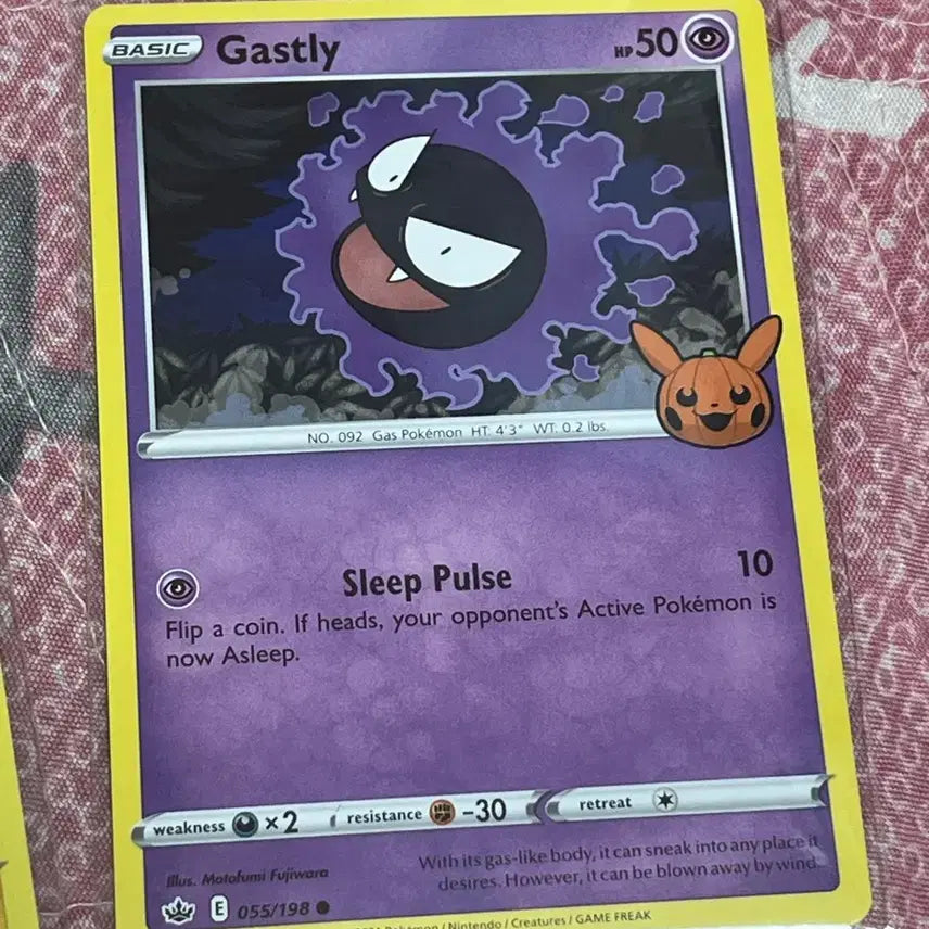 [BUNJANG] Pokemon Halloween Ghastly North American Card / 포켓몬 카드 할로윈 고오스 북미판