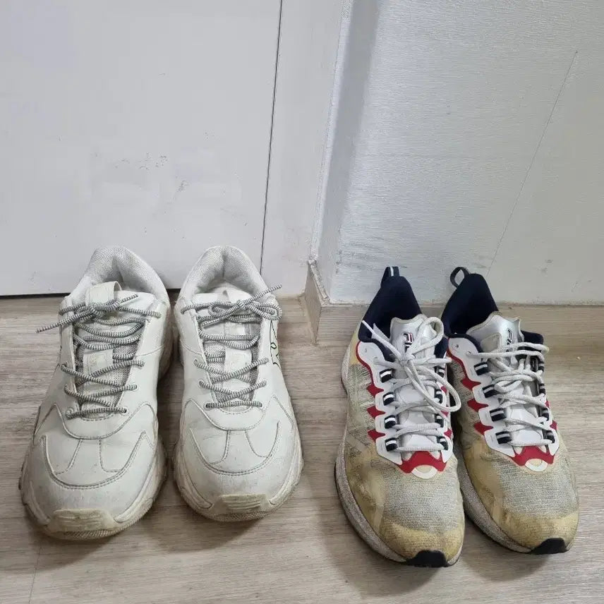 [BUNJANG] MLB Yankees &amp; FILA Bundle Set / MLB청키양키스290+(휠라 FILA 280운동화) 2켤레 일괄