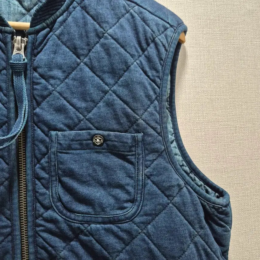 [BUNJANG] Polo Ralph Lauren Indigo Quilted Vest / (M) 폴로 랄프로렌 인디고 퀄팅 베스트
