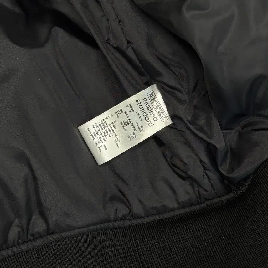 [SOLD OUT] [L] 무탠다드 오버사이즈 칼라드 보머 재킷 블랙
