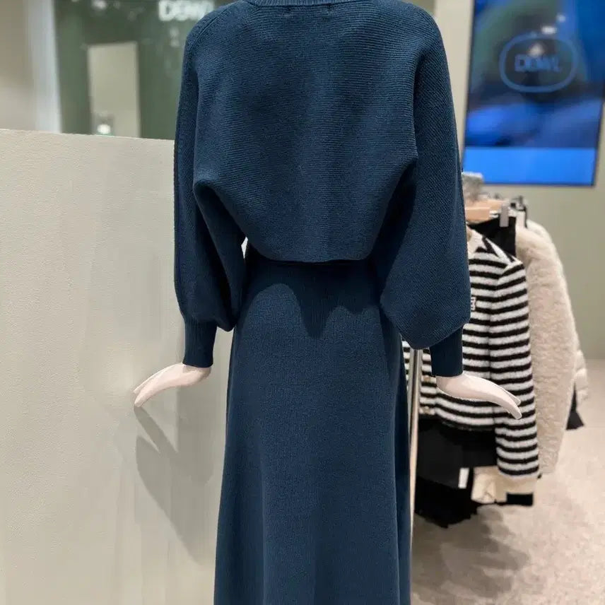 [BUNJANG] DEWL Bolero Set-up Knit Dress / DEWL 듀엘 볼레로 셋업 니트원피스 L241KSE001